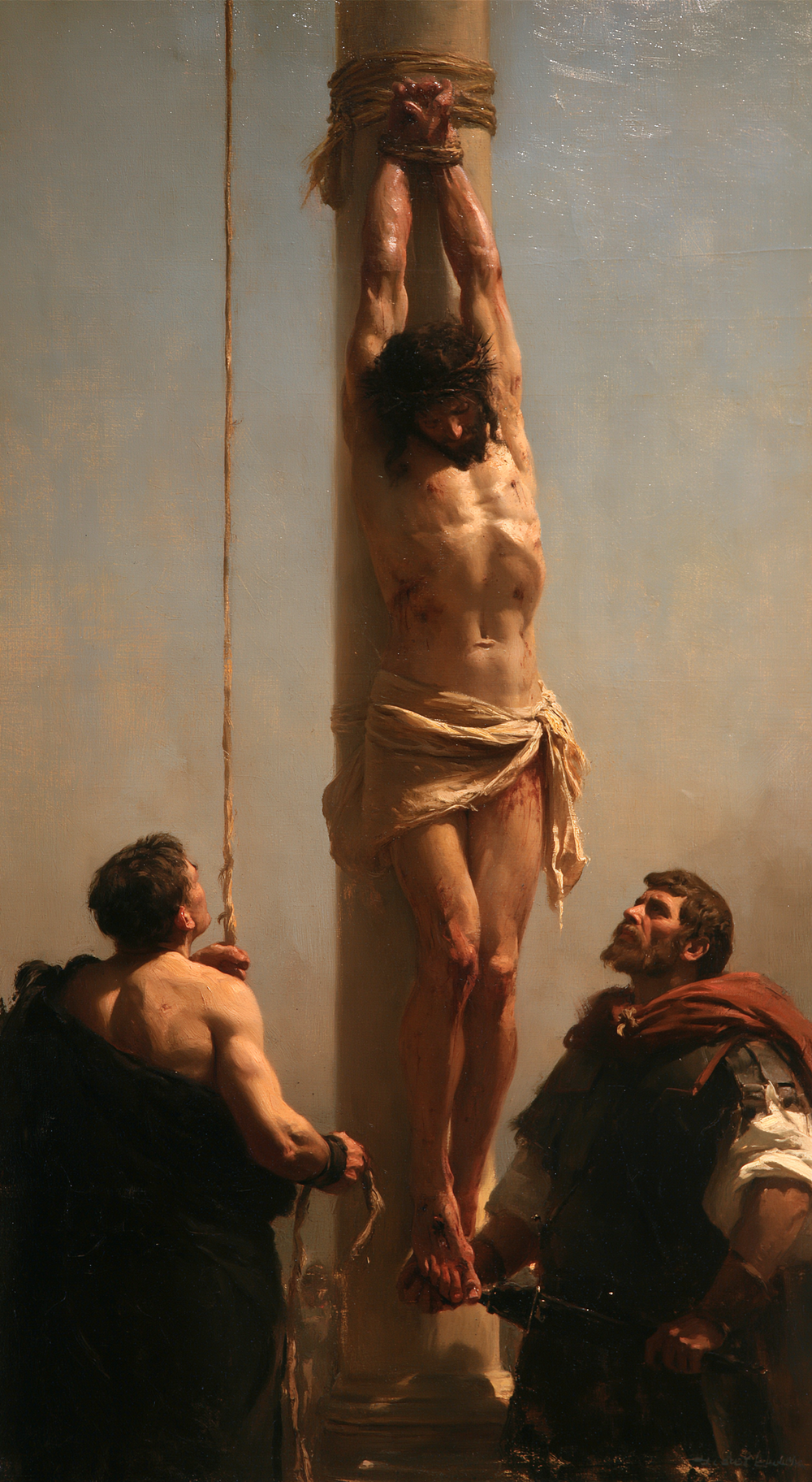 De geseling van Christus - Impressionistisch · Portret n° 5 - Christelijke kunst