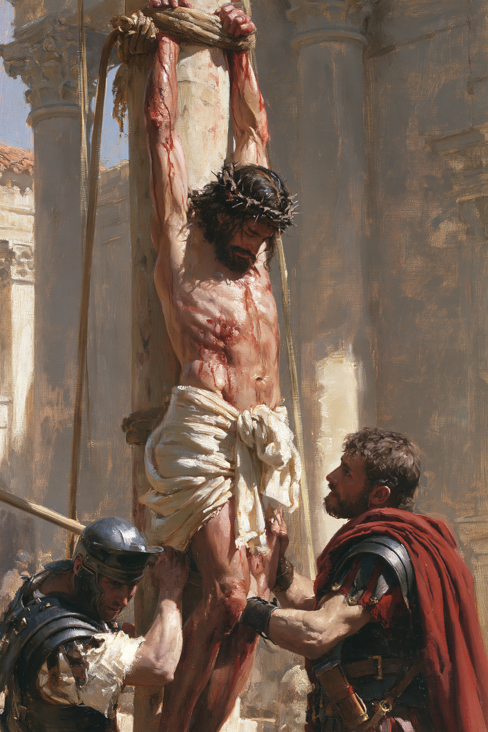 De geseling van Christus - Impressionistisch · Portret n° 9 - Christelijke kunst