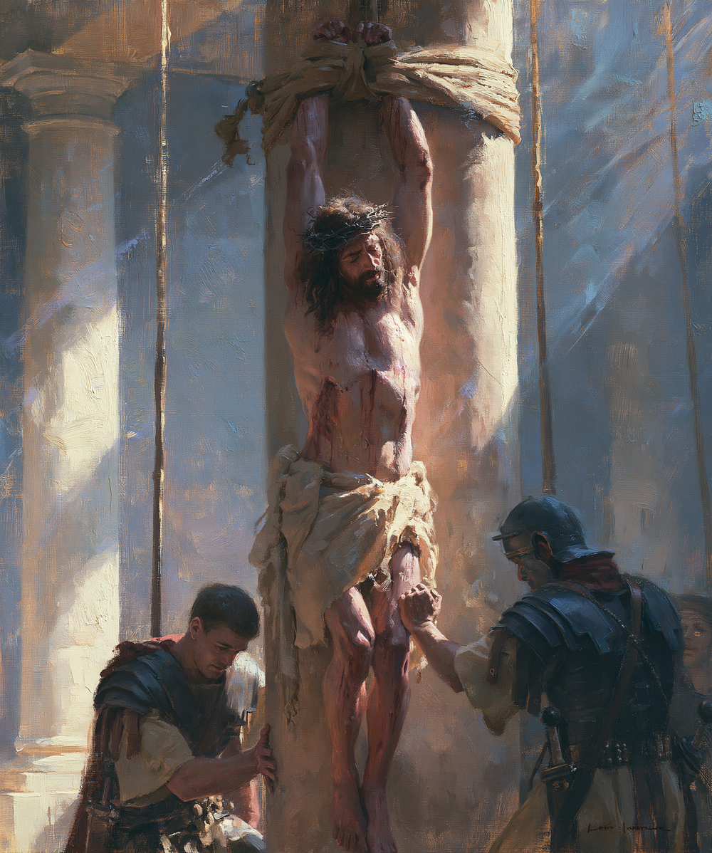 De geseling van Christus - Impressionistisch · Portret n° 15 - Christelijke kunst