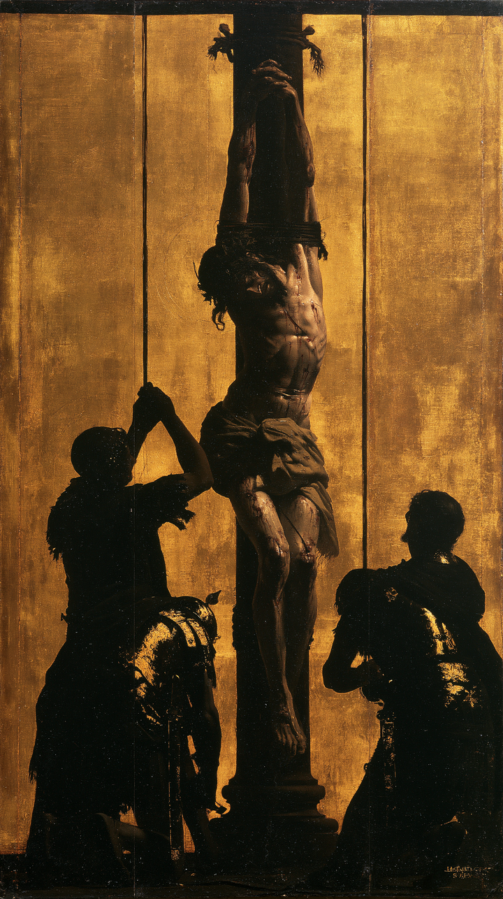 De geseling van Christus - Zwart en goud · Portret n° 6