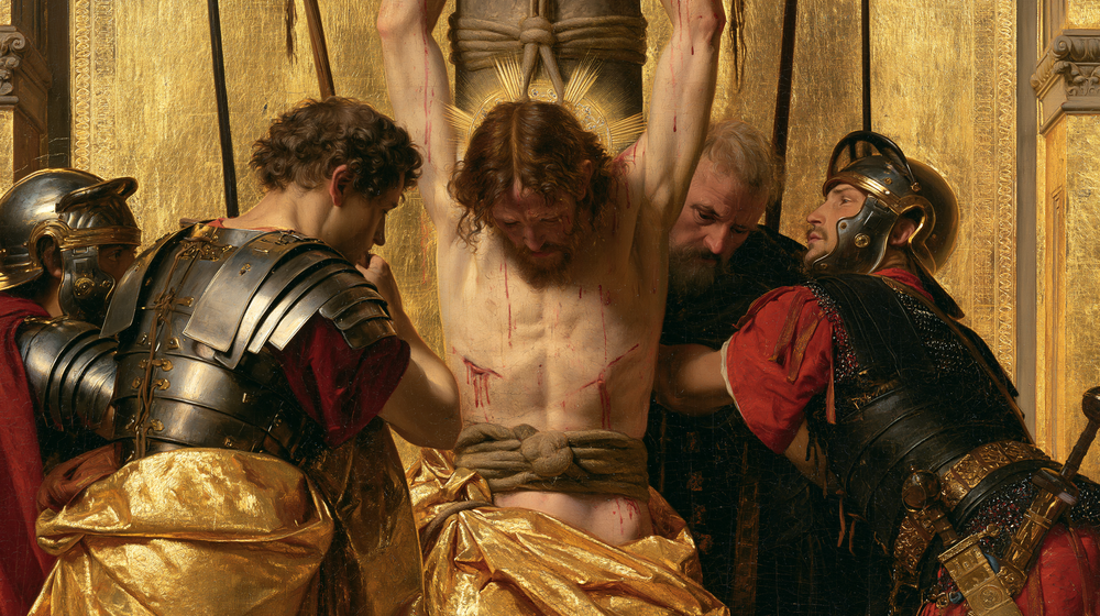 De geseling van Christus - Heilige Gouden · Landschap n° 1 - Christelijke kunst