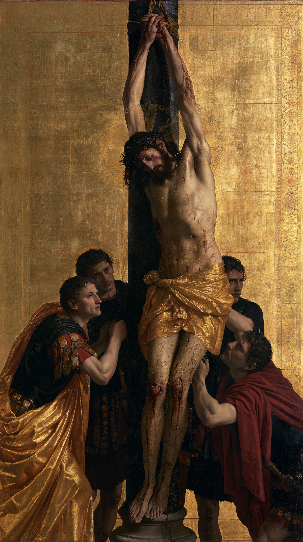 De geseling van Christus - Heilige Gouden · Portret n° 3 - Christelijke kunst