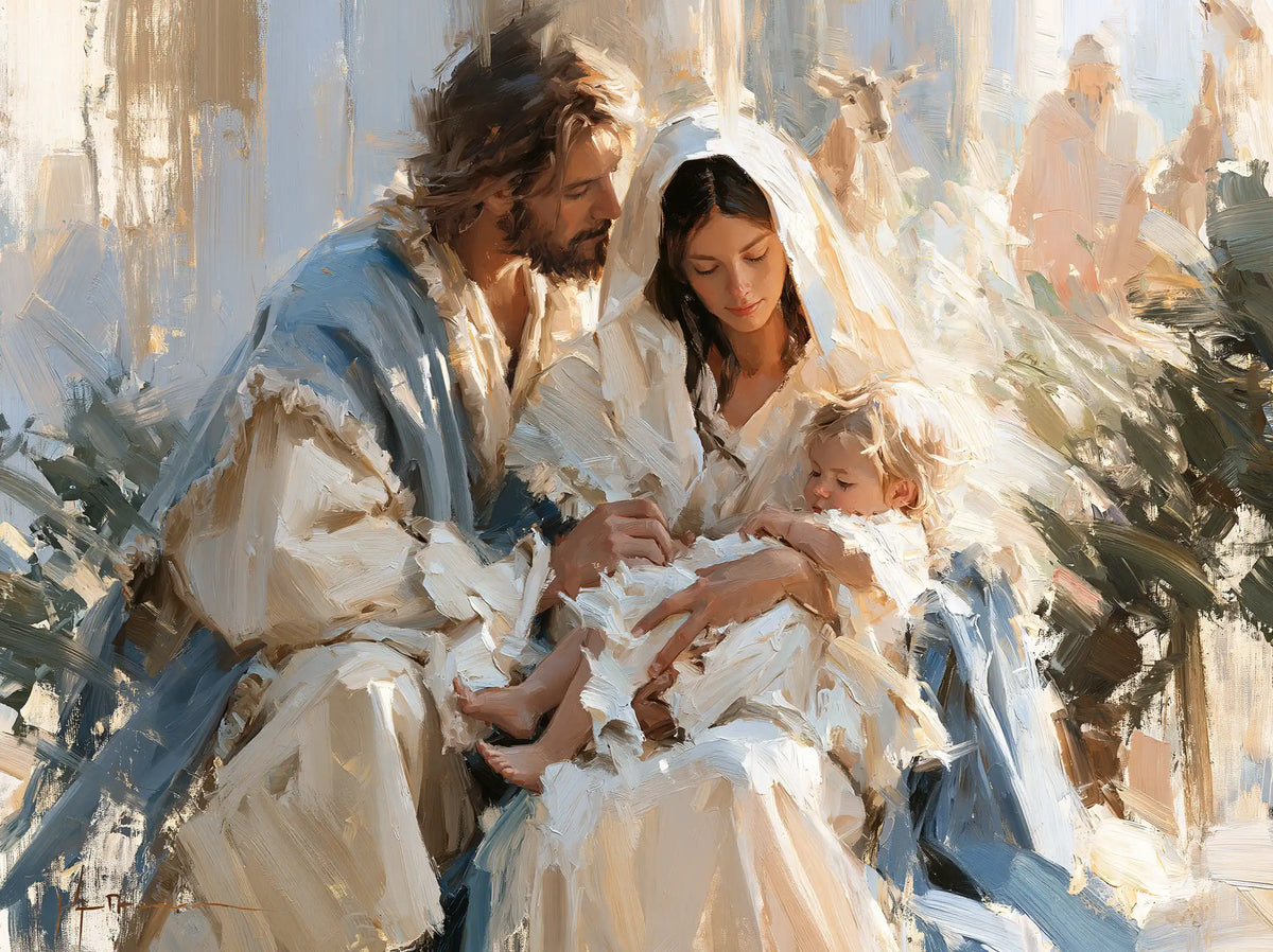 The Holy Family — The Light Within the Cradle