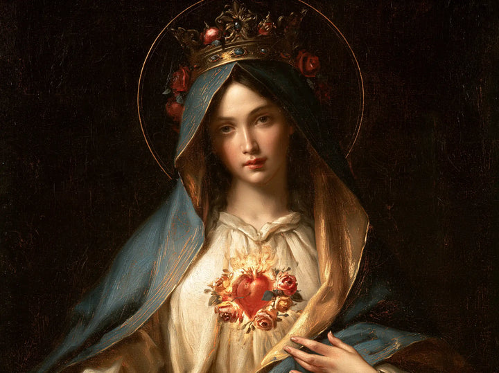 Immaculate Heart of Mary - Black and Gold · Landscape n° 2