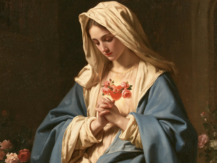 The Immaculate Heart of Mary — Prayer in the Blue Velvet Mantle