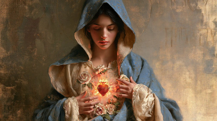 Immaculate Heart of Mary - Sacred Maternal Tenderness · Landscape n° 21