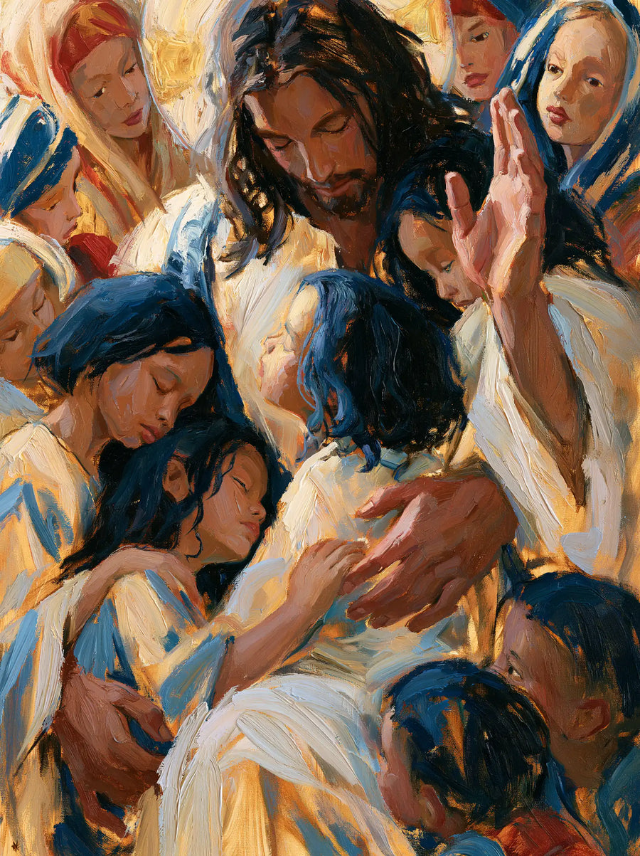 Jesus and the Children - Expressionist · Portrait n° 14