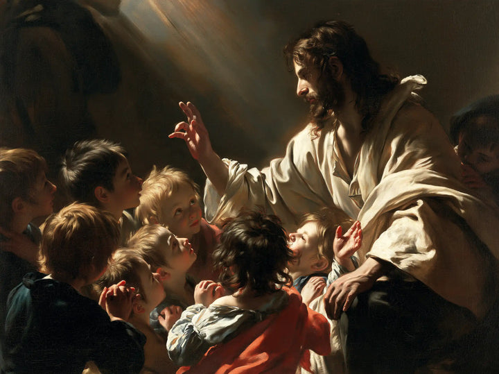 Jesus and the Children - Theatrical Baroque · Landscape n° 1