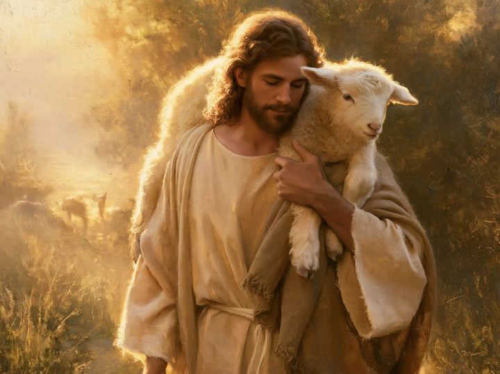 Jesus and the Lamb - Biblical Cinema · Landscape n° 4