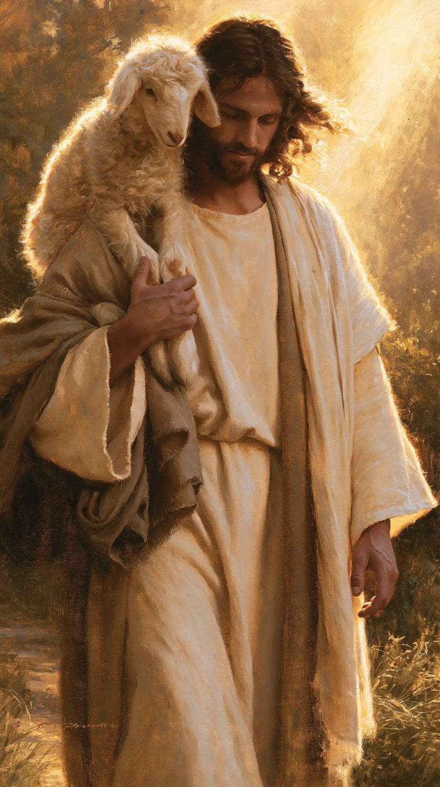 Jesus and the Lamb - Biblical Cinema · Portrait n° 7