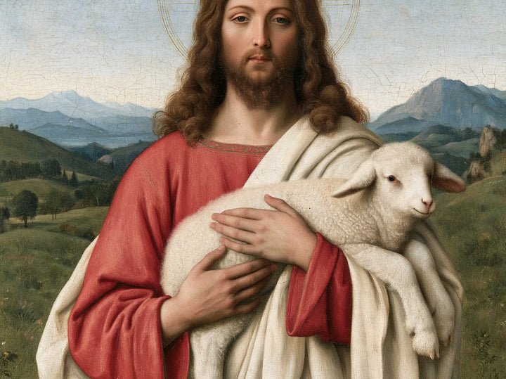 Jesus and the Lamb — Peace Before the Blue Mountains
