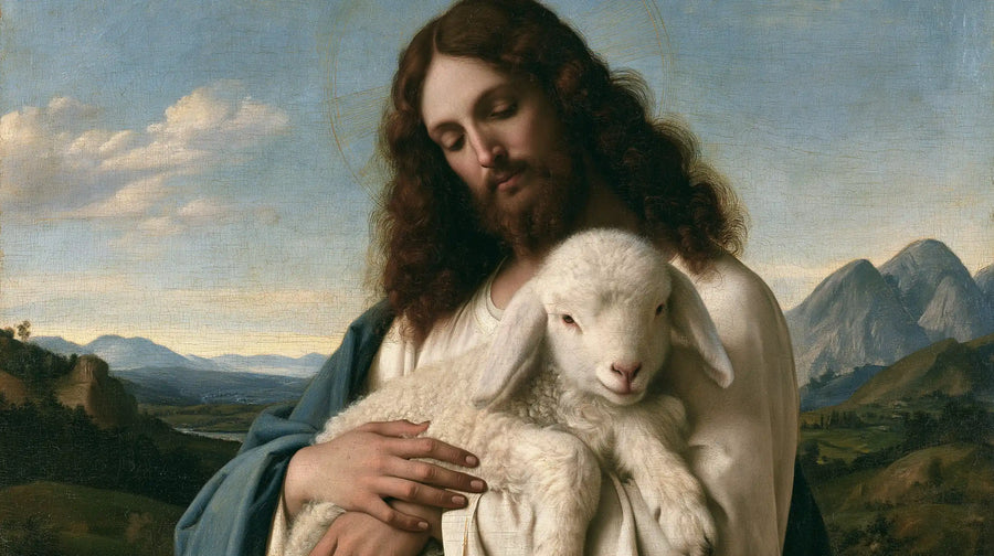 Jesus and the Lamb - Florentine Renaissance · Landscape n° 15