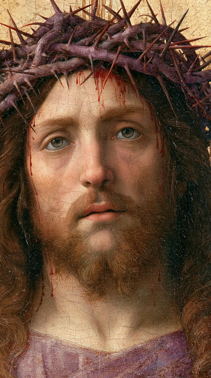 Jesus Crowned with Thorns — Mauve Brambles of the Still Gaze