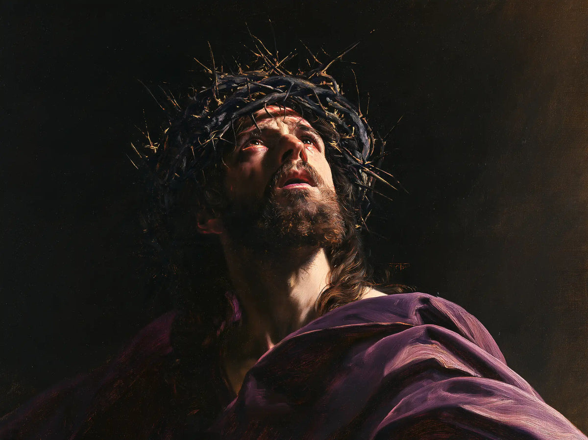 Jesus Crowned with Thorns — The Gaze above the Great Drapery
