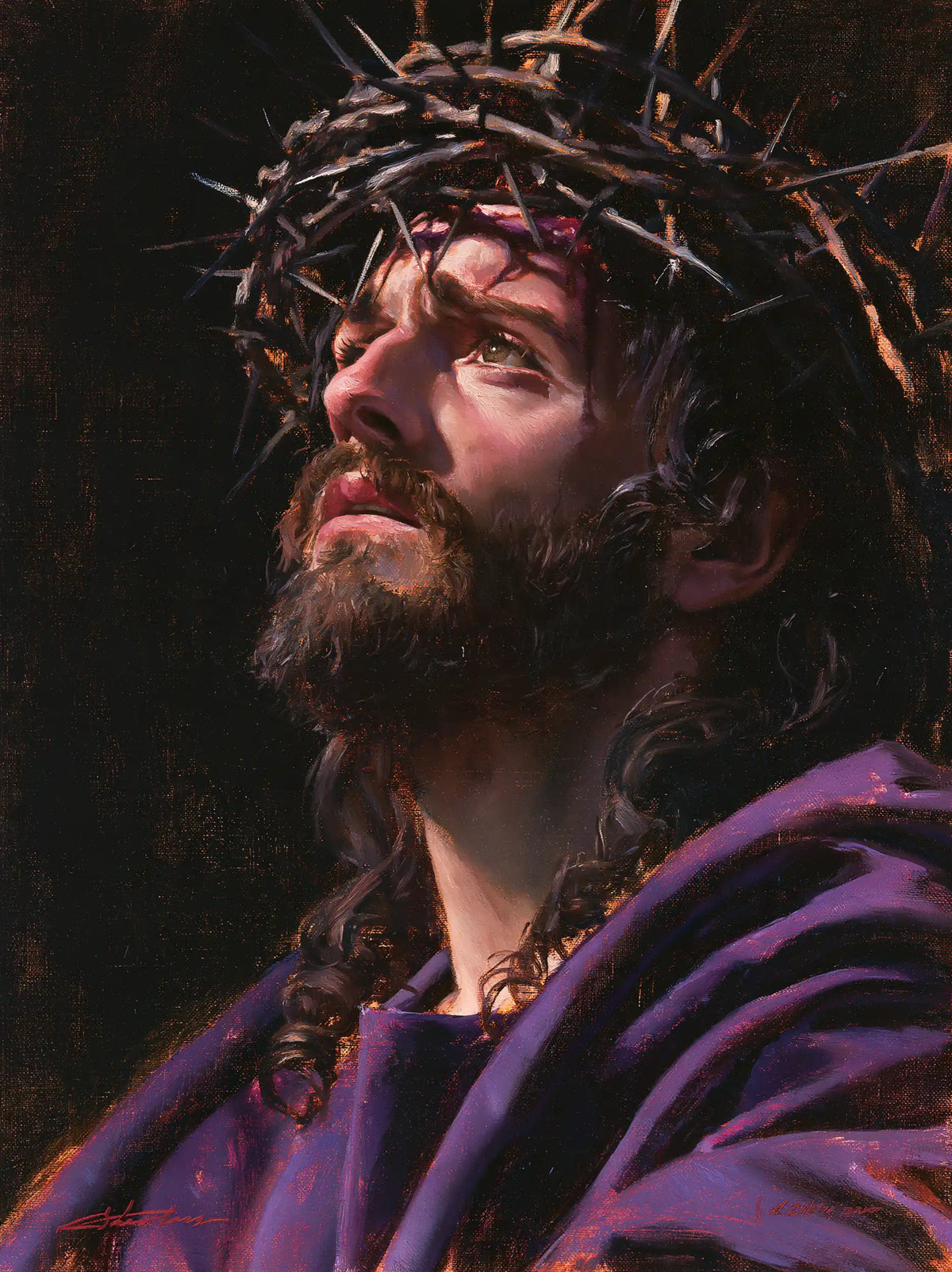 Jesus Crowned with Thorns — The Russet Crown above the Clasp