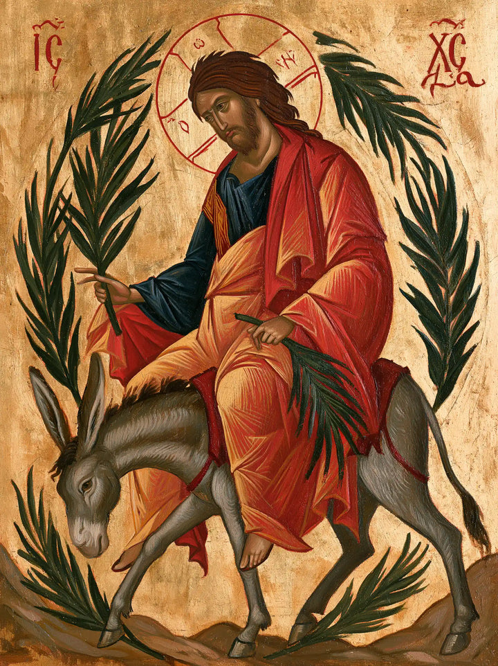 Jesus Enters Jerusalem – Contemporary Byzantine · Portrait no. 12
