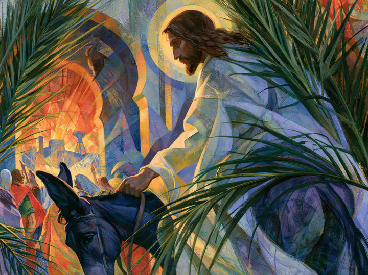 Jesus Enters Jerusalem – Symbolist · Landscape no. 5