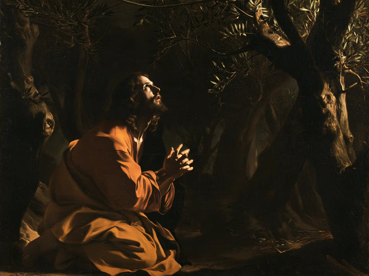 Jesus in Gethsemane - Caravaggio Tenebrism · Landscape n° 1