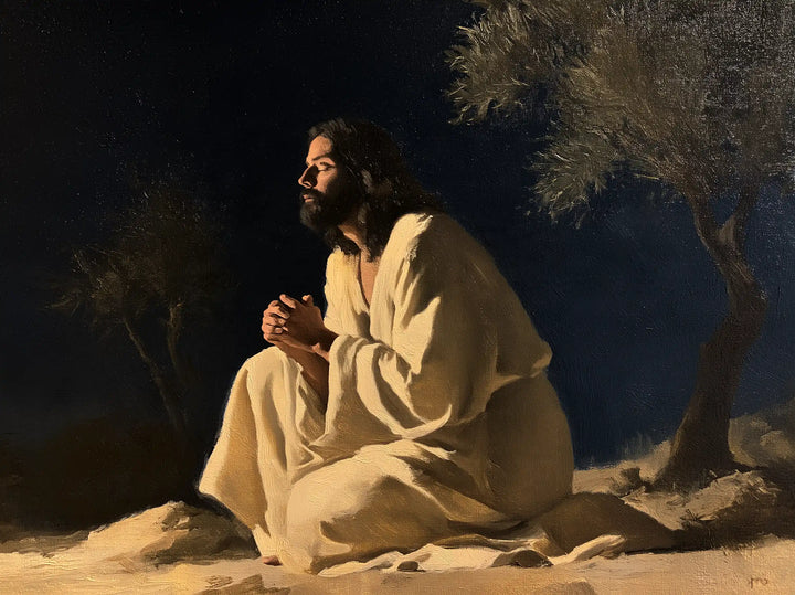 Jesus in Gethsemane - Contemporary Minimalism · Landscape n° 4