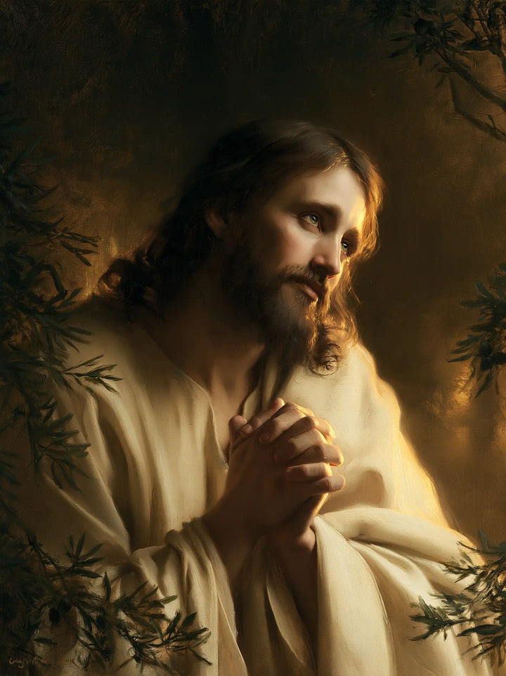 Jesus in Gethsemane - Devotional Portrait of Jesus in Gethsemane · Portrait n° 14