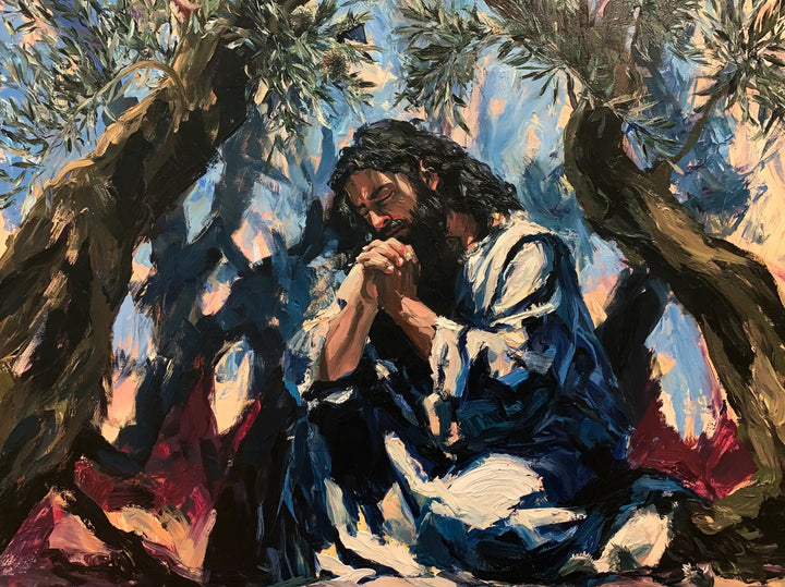 Jesus in Gethsemane - Expressionist · Landscape n° 3