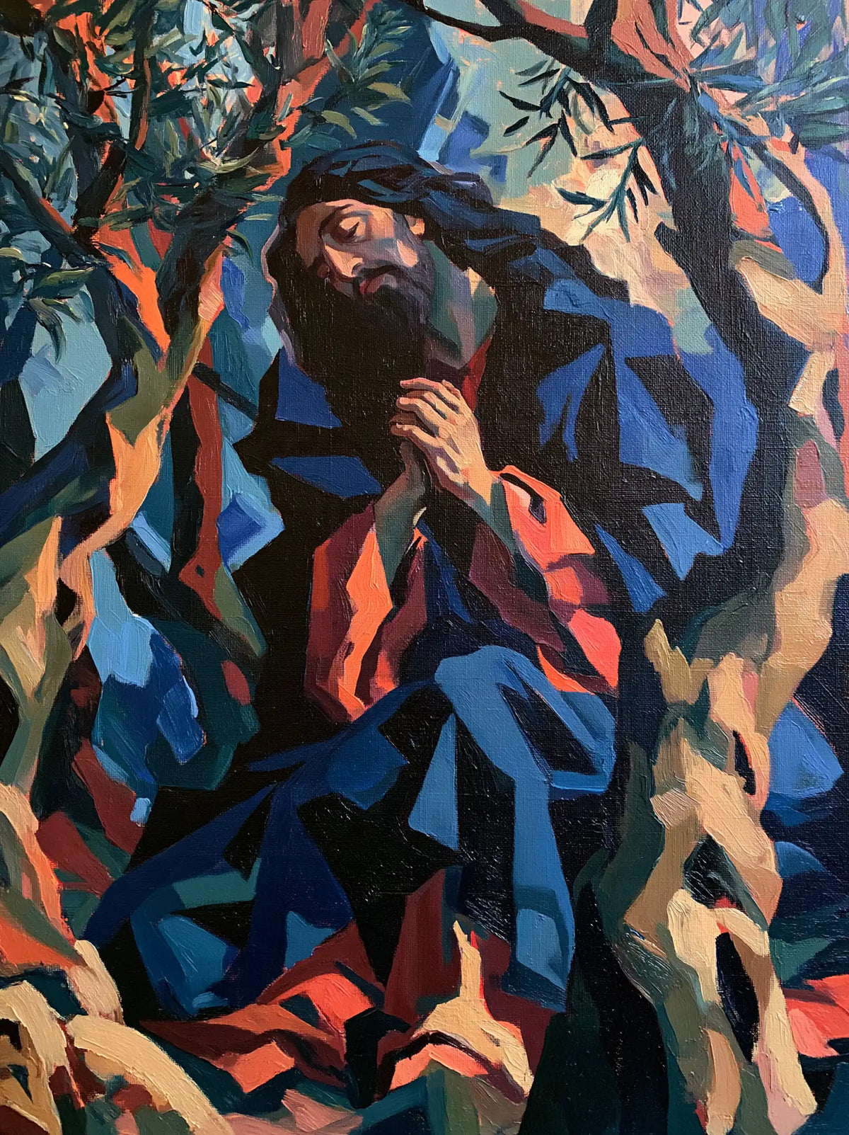 Jesus in Gethsemane - Expressionist · Portrait n° 16