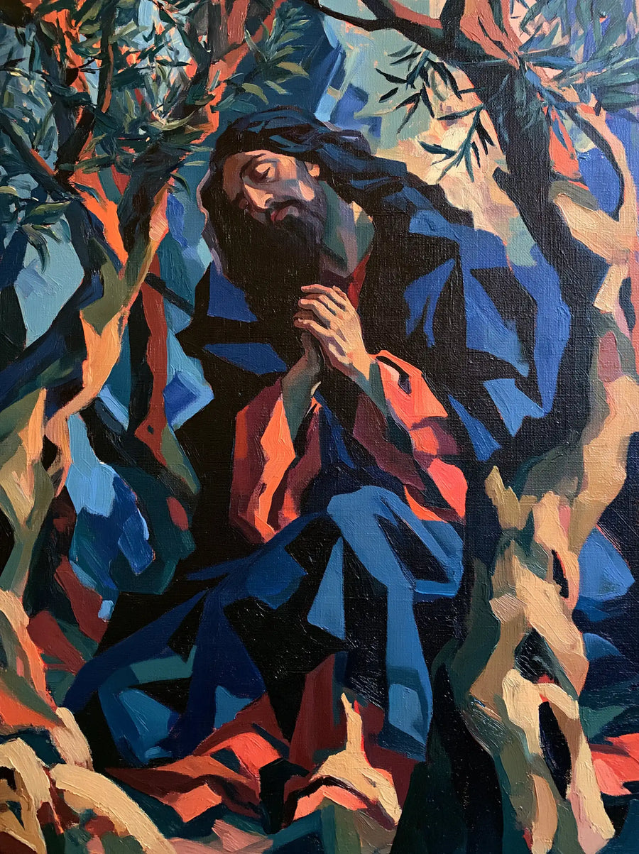 Jesus in Gethsemane - Expressionist · Portrait n° 16