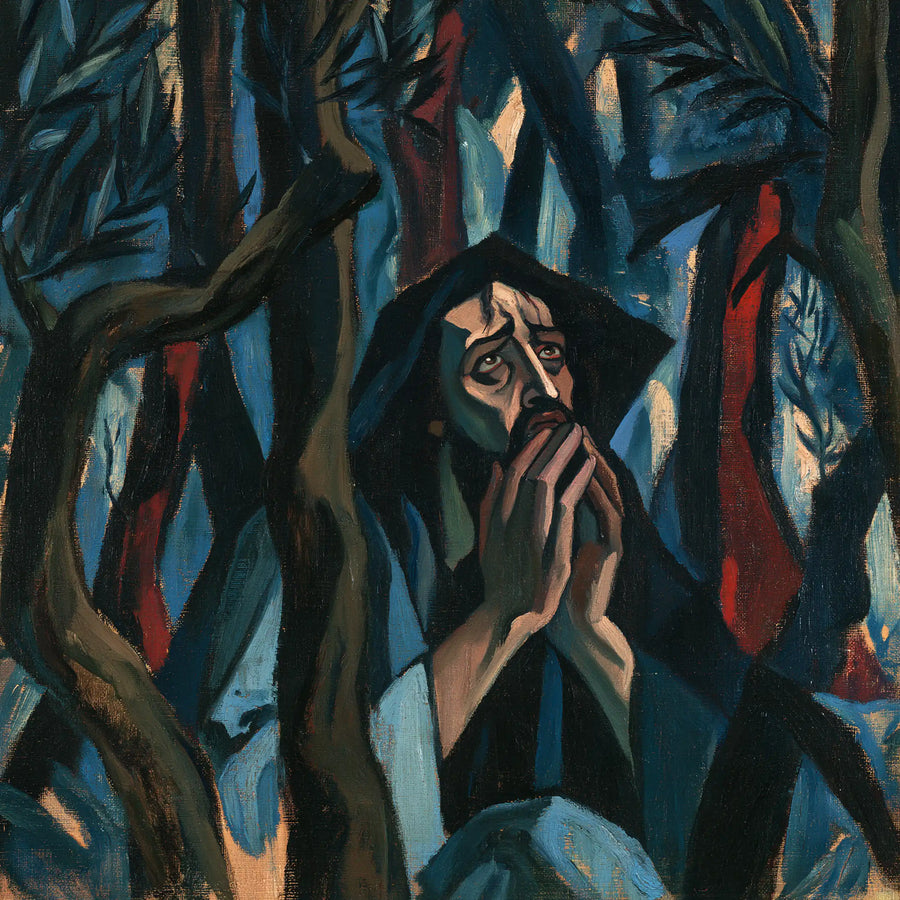 Jesus in Gethsemane - Expressionist · Square n° 6
