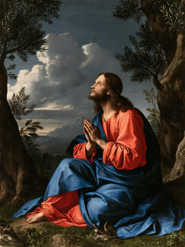 Jesus in Gethsemane — Hope beneath the Great Cloud
