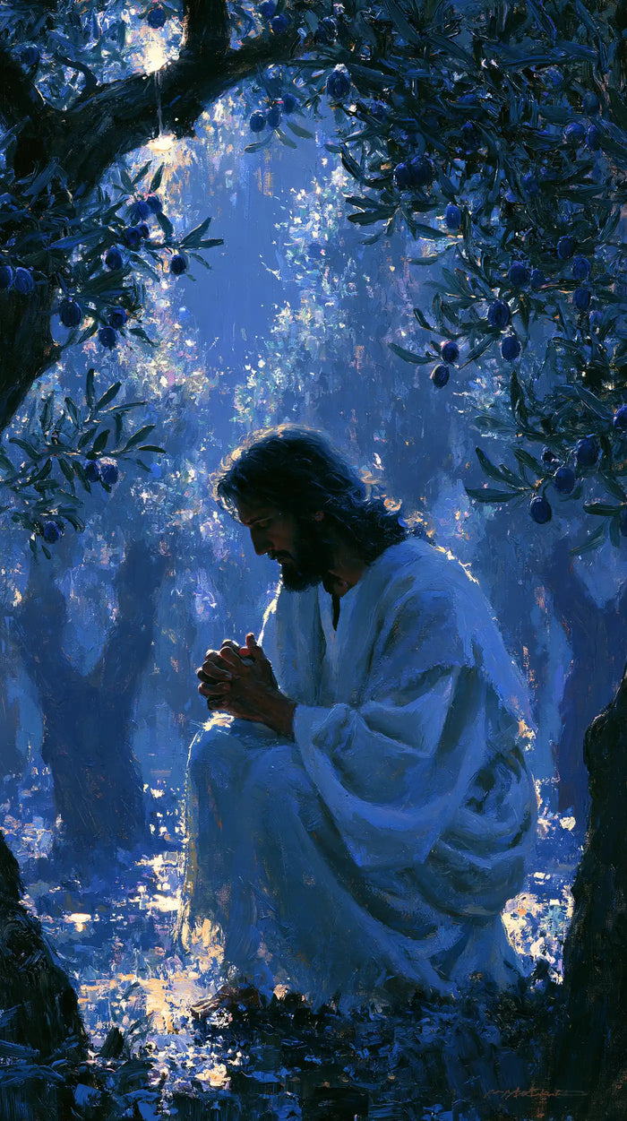 Jesus in Gethsemane - Impressionist · Portrait n° 4