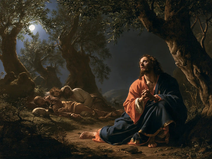 Jesus in Gethsemane — The Vigil beside the Circle of Sleepers