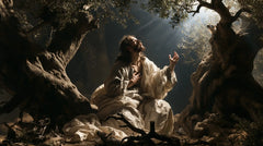 Jesus in Gethsemane — The Heart and Hand in the Light