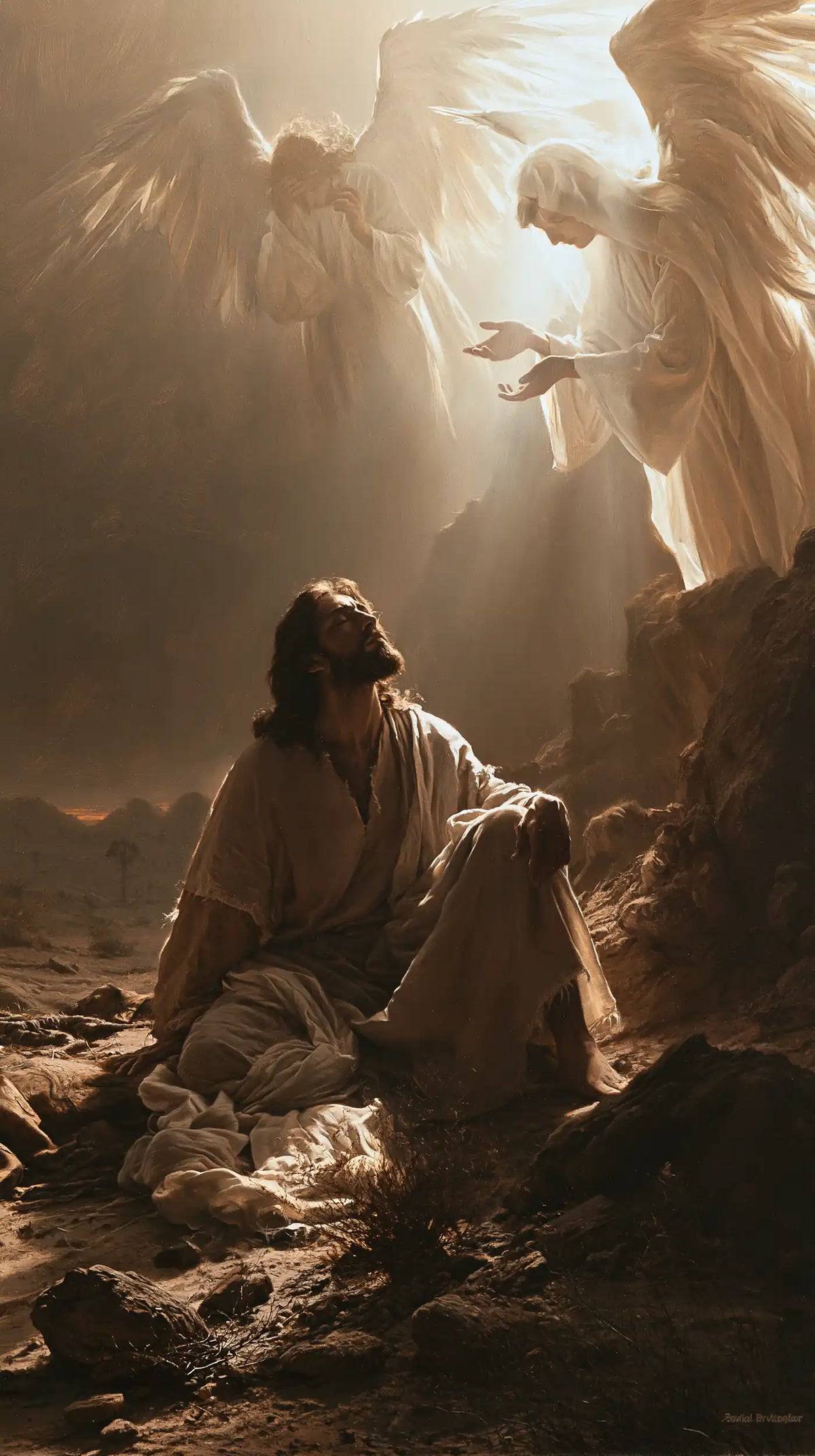 Jesus in the Desert — The Face Turned Towards the Visitation