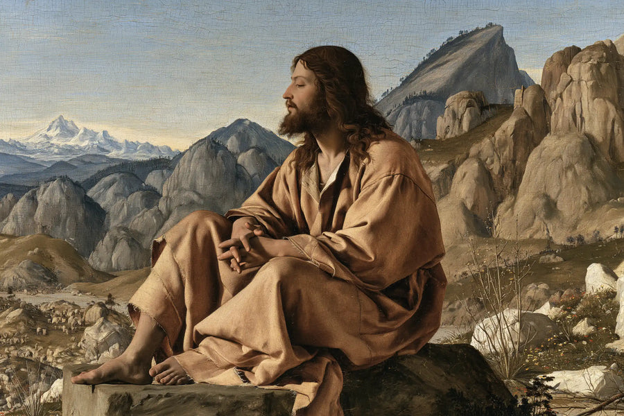 Jesus in the Desert - Florentine Renaissance · Landscape n° 14