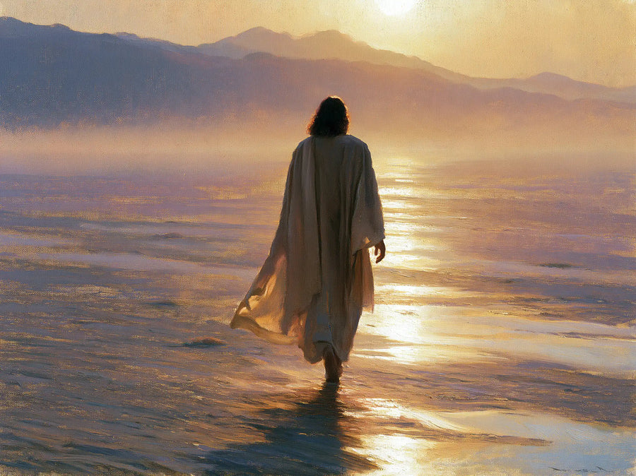 Jesus in the Desert - Impressionist · Landscape n° 9