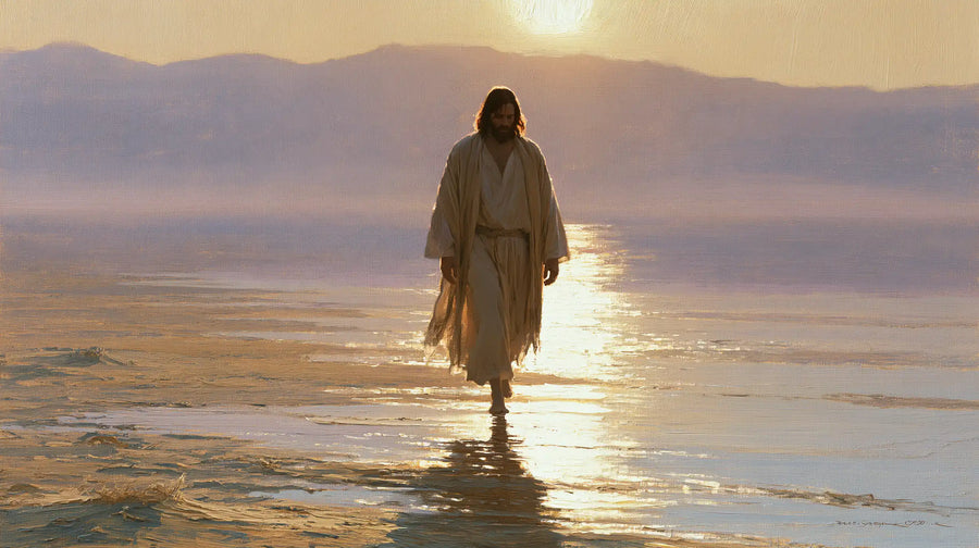 Jesus in the Desert - Impressionist · Landscape n° 11
