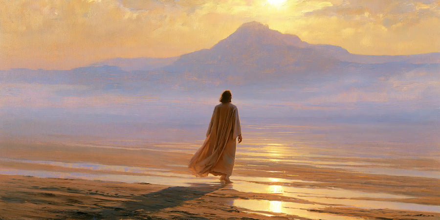 Jesus in the Desert - Impressionist · Landscape n° 13