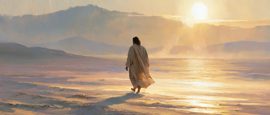 Jesus in the Desert - Impressionist · Landscape n° 17