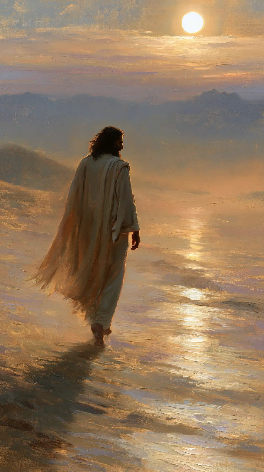 Jesus in the Desert - Impressionist · Portrait n° 2