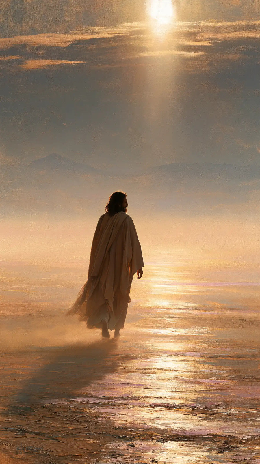 Jesus in the Desert - Impressionist · Portrait n° 9
