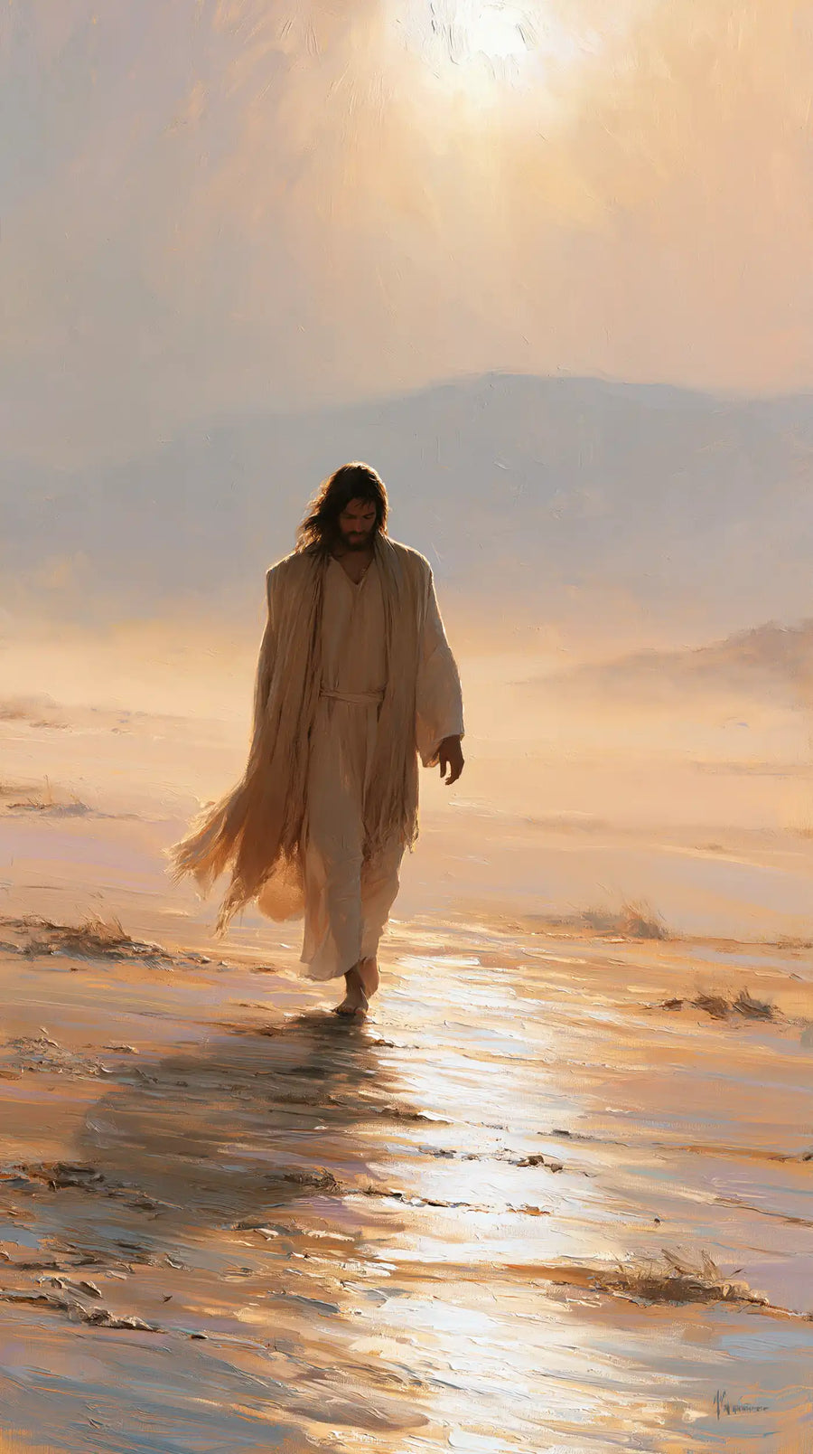 Jesus in the Desert - Impressionist · Portrait n° 10