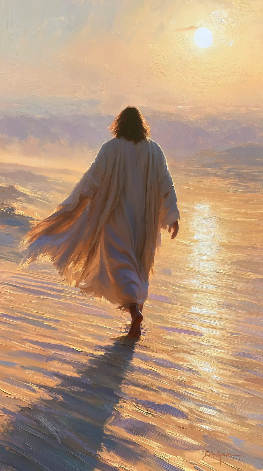 Jesus in the Desert - Impressionist · Portrait n° 12