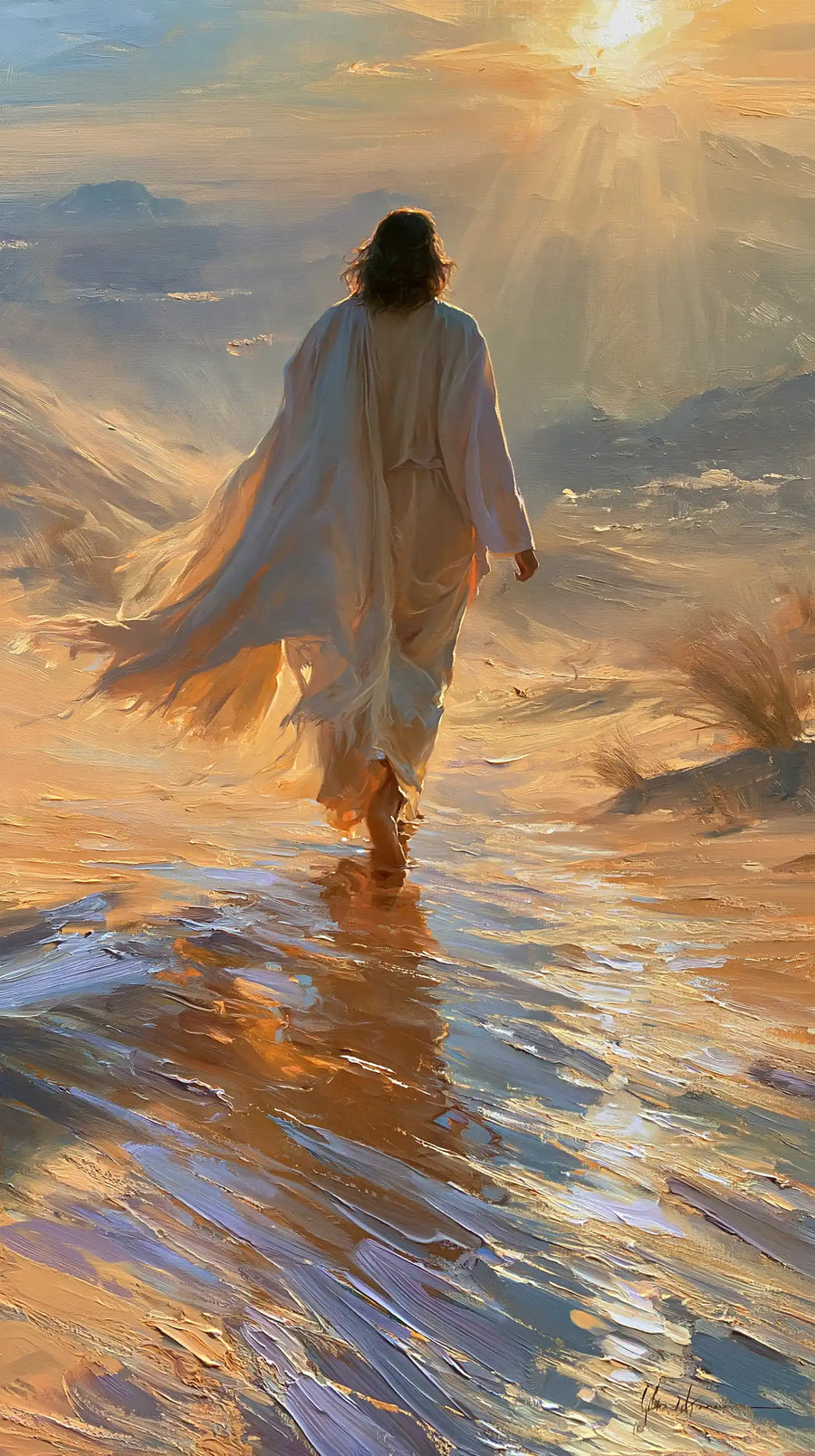 Jesus in the Desert - Impressionist · Portrait n° 16