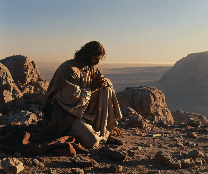 Jesus in the Desert - Jesus in Prayer · Landscape n° 1