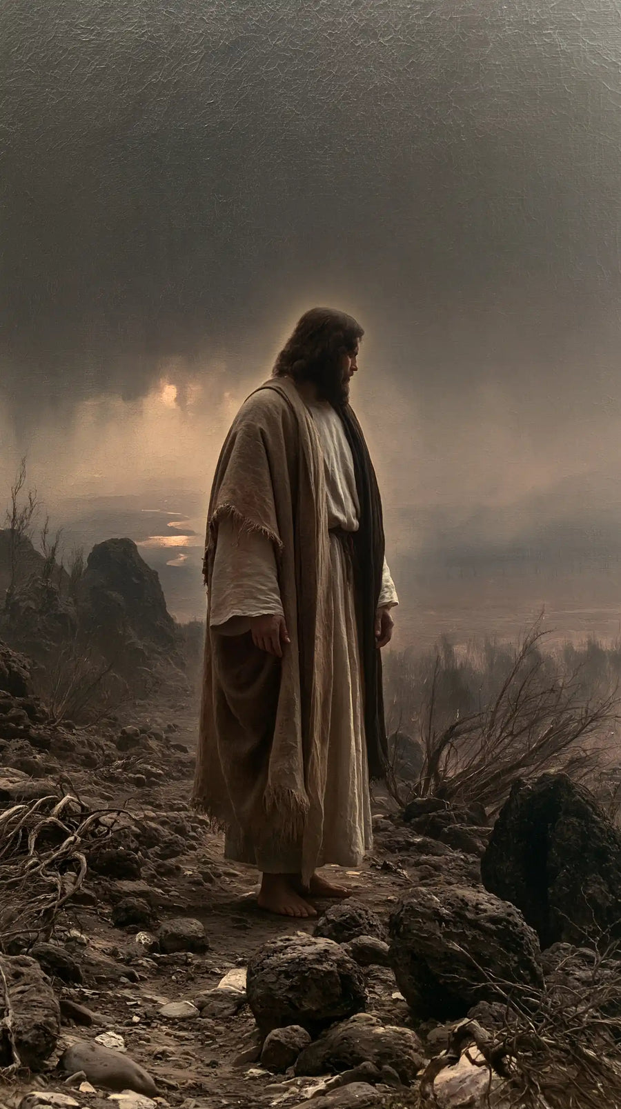 Jesus in the Desert - Symbolist · Portrait n° 12