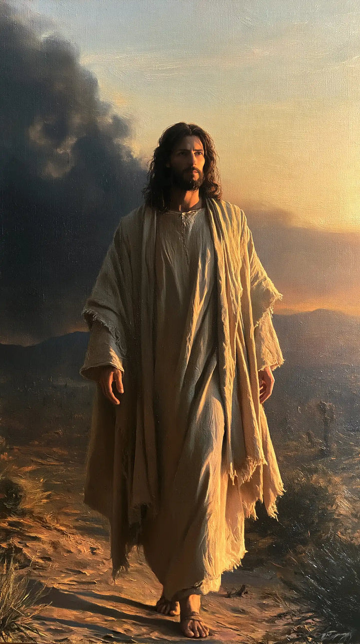 Jesus in the Desert - Victory Over Temptation · Portrait n° 6