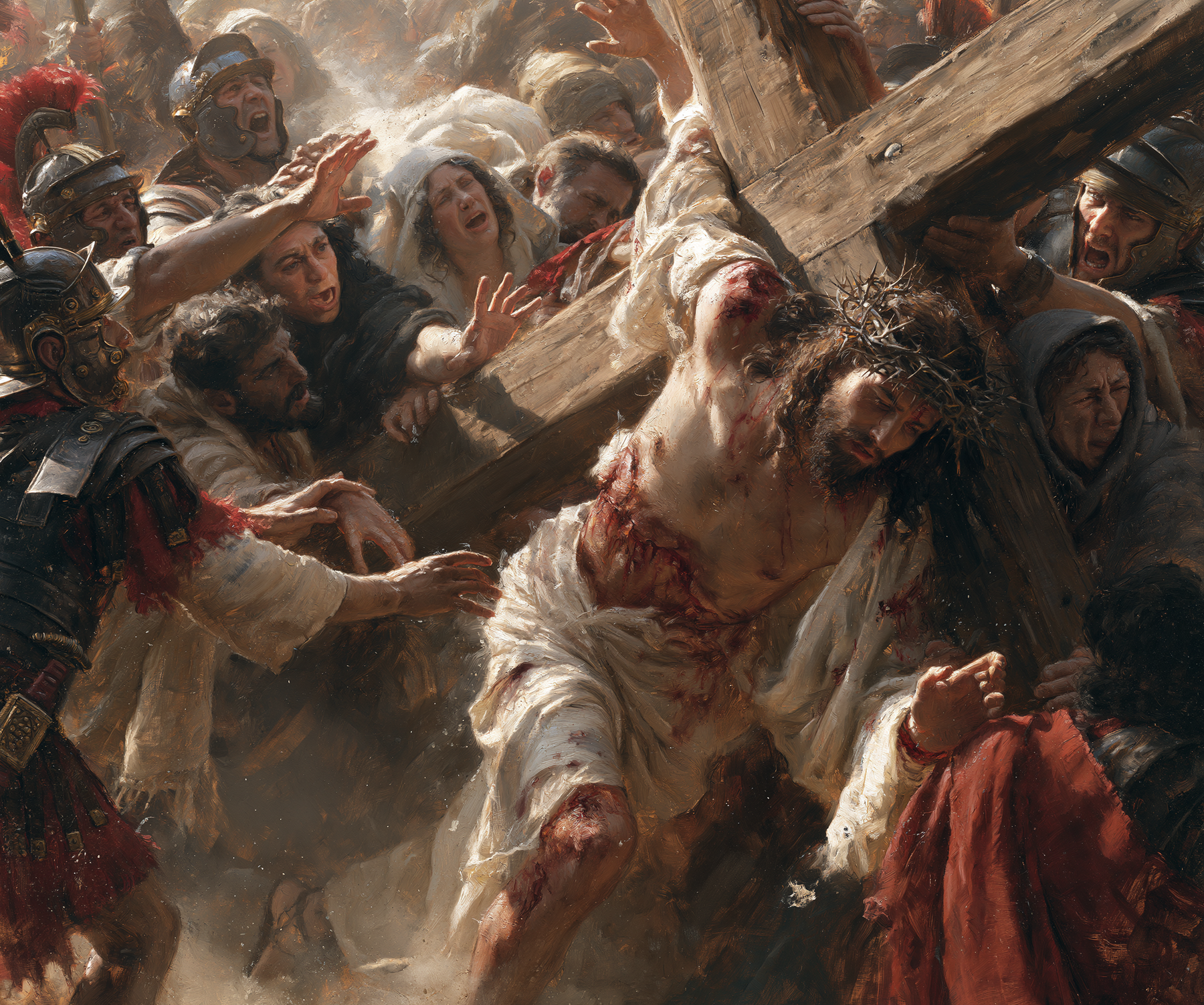 The Stations of the Cross - Explosion of movement · Landscape n° 3 — aperçu de la finition sélectionnée
