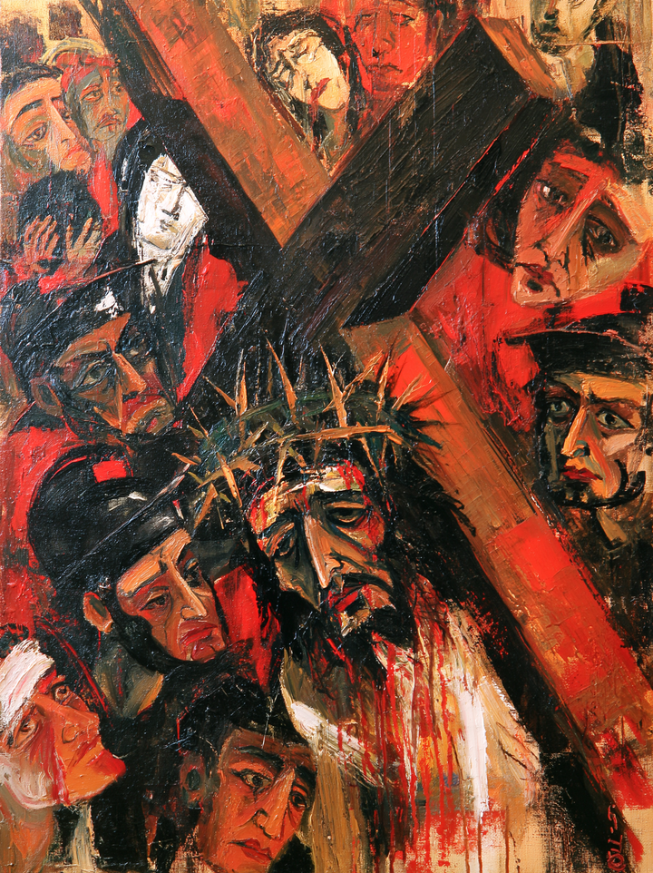 De kruiswegstaties - Expressionistisch · Portret n° 14