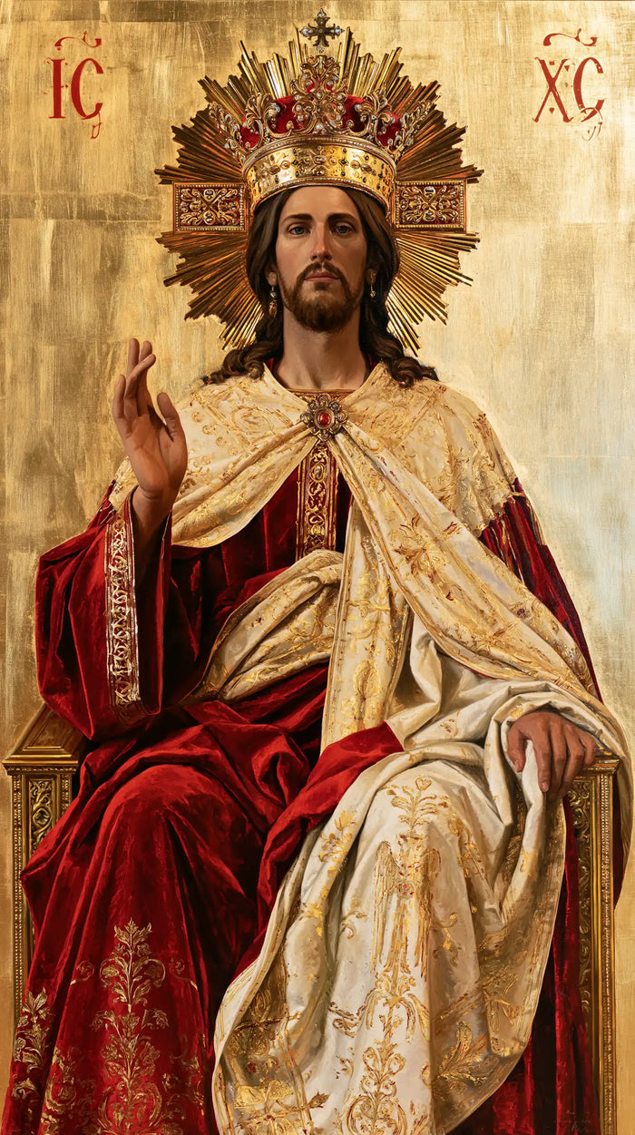 Jesus the King — The Drapery of a Peaceful Reign