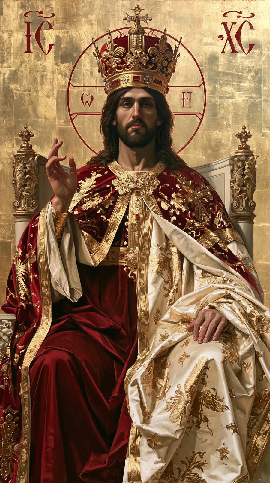 Jesus the King - Contemporary Byzantine · Portrait n° 6